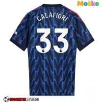 Moške Nogometnih dresov Arsenal Riccardo Calafiori #33 Gostujoči 2025-26 Kratki rokavi